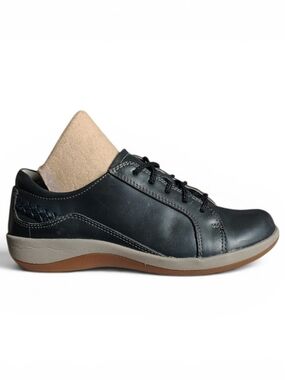 AETREX Dana Oxfords Shoes Women’s Size 6 Navy Leather Lace Up Orthopedic